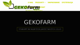 What Gekofarm.pl website looked like in 2018 (6 years ago)