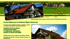 What Gaestehaus-biggi.de website looked like in 2018 (6 years ago)