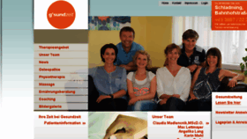 What Gesundzeit.at website looked like in 2018 (6 years ago)
