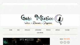 What Gatomistico.com.br website looked like in 2018 (6 years ago)