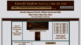 What Gavelsgalore.com website looked like in 2018 (6 years ago)