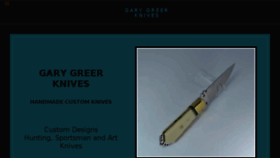 What Garygreerknives.com website looked like in 2018 (6 years ago)