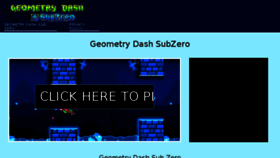 What Geometrydashsubzero.com website looked like in 2018 (6 years ago)