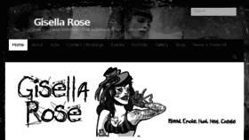 What Gisellarose.com website looked like in 2018 (6 years ago)
