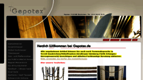 What Gepotex.de website looked like in 2018 (6 years ago)