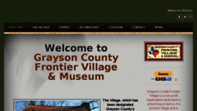 What Graysoncofrontiervillage.us website looked like in 2018 (6 years ago)