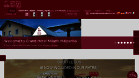 What Grand-hotelmilanomalpensa.com website looked like in 2018 (6 years ago)