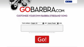 What Gobarbra.com website looked like in 2018 (6 years ago)