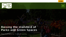 What Greenflagaward.org website looked like in 2018 (6 years ago)