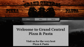 What Grandcentralpizzapasta.com website looked like in 2018 (6 years ago)