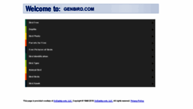 What Genbird.com website looked like in 2018 (6 years ago)