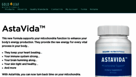 What Goldleafnutritionals.com website looked like in 2018 (6 years ago)