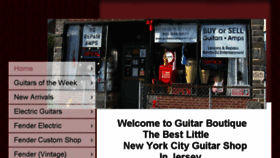 What Guitarboutique611.com website looked like in 2018 (6 years ago)