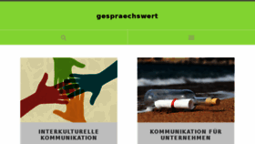 What Gespraechswert.de website looked like in 2018 (6 years ago)