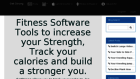 What Getstrong.fit website looked like in 2018 (6 years ago)