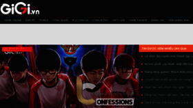 What Gigi.vn website looked like in 2018 (6 years ago)