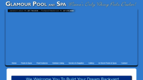 What Glamourpools.com website looked like in 2018 (6 years ago)