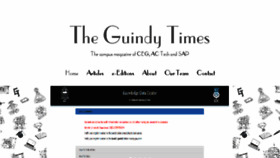 What Guindytimes.com website looked like in 2018 (6 years ago)