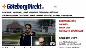 What Goteborgdirekt.se website looked like in 2018 (6 years ago)