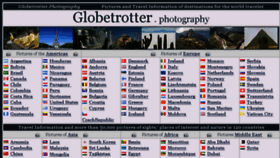 What Globetrotter.photography website looked like in 2018 (6 years ago)