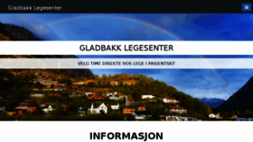 What Gladbakk.klinikk.pasientsky.no website looked like in 2018 (6 years ago)