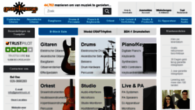 What Gear4music.nl website looked like in 2018 (8 years ago)