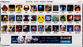 What Games.mi9.com website looked like in 2018 (6 years ago)