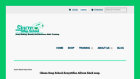 What Ghanasoapschool.com website looked like in 2018 (6 years ago)