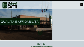 What Gattimetal.it website looked like in 2018 (7 years ago)
