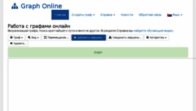 What Graphonline.ru website looked like in 2018 (6 years ago)