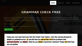 What Grammarcheckfree.org website looked like in 2018 (6 years ago)
