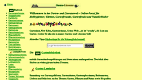 What Garten-literatur.de website looked like in 2018 (6 years ago)