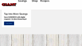 What Giantfoodstores.com website looked like in 2018 (6 years ago)