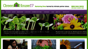 What Greenhouse17.org website looked like in 2018 (6 years ago)