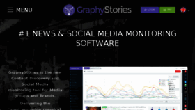 What Graphystories.com website looked like in 2018 (6 years ago)
