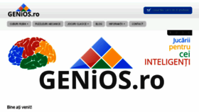What Genios.ro website looked like in 2018 (6 years ago)