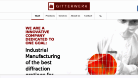 What Gitterwerk.com website looked like in 2018 (6 years ago)