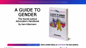 What Guidetogender.com website looked like in 2018 (6 years ago)