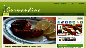 What Gurmandino.ro website looked like in 2018 (6 years ago)