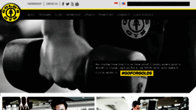 What Goldsgym.co.id website looked like in 2018 (6 years ago)