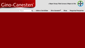 What Ginocanesten.com.br website looked like in 2018 (6 years ago)