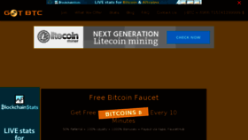 What Gotbtc.com website looked like in 2018 (6 years ago)