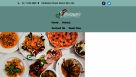 What Giuseppesitalianrestaurant.co.uk website looked like in 2018 (6 years ago)