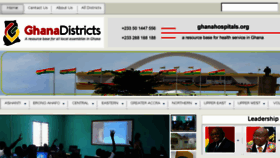 What Ghanadistricts.gov.gh website looked like in 2018 (6 years ago)