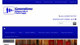 What Generationsreligiousgifts.com website looked like in 2018 (6 years ago)