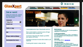 What Glasxpert.dk website looked like in 2018 (6 years ago)