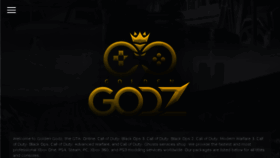 What Goldengodz.com website looked like in 2018 (6 years ago)