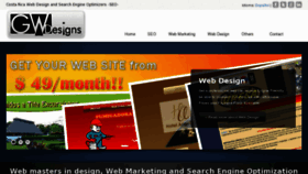 What Gallerywebs.com website looked like in 2018 (6 years ago)