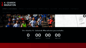 What Gdanskmaraton.pl website looked like in 2018 (6 years ago)
