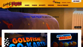 What Goldfishfun.com website looked like in 2018 (6 years ago)